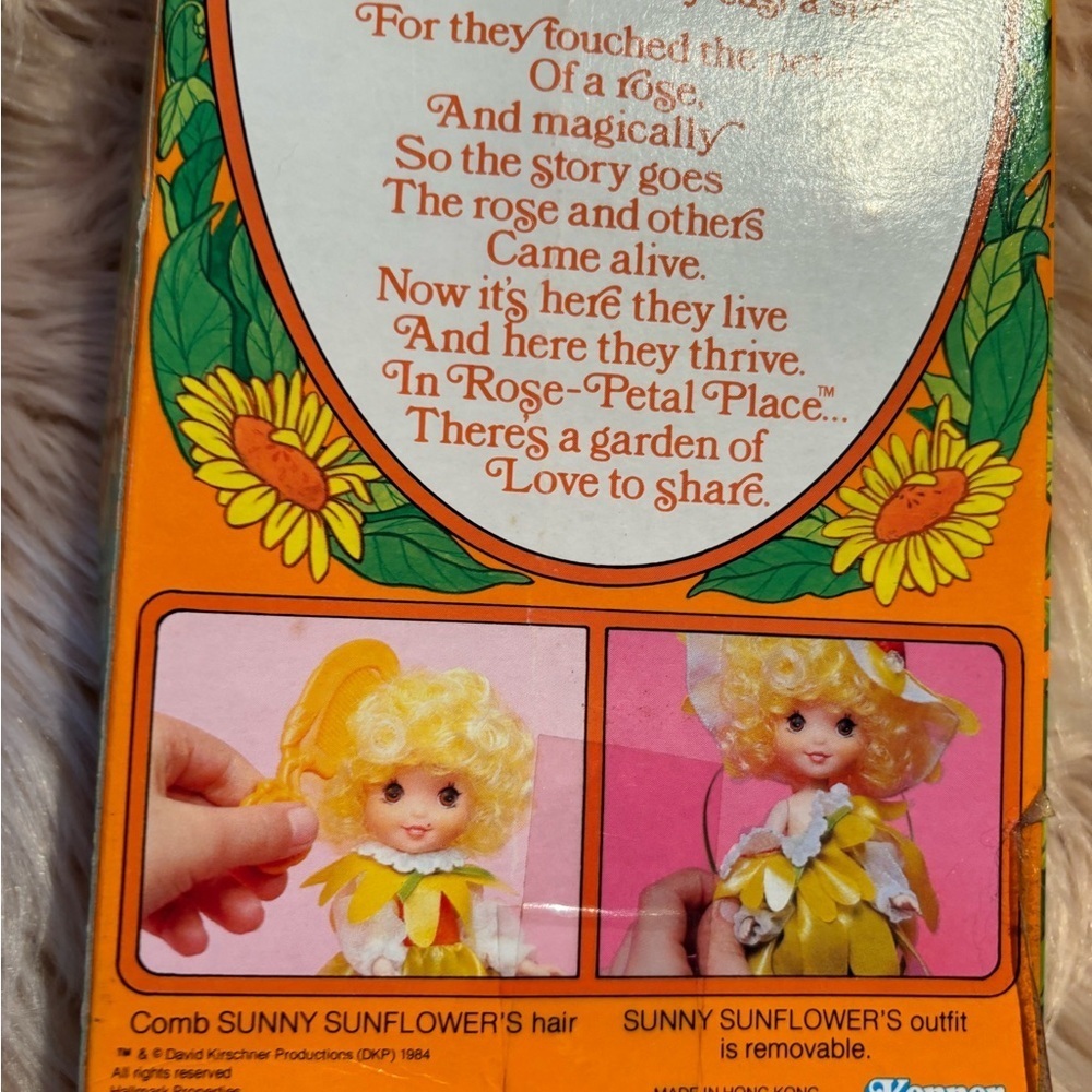 Kenner Rose Petal Place Sunny Sunflower 1984 - Picture 6 of 8